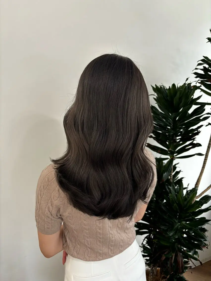 セミロング カラー カット ヘアカラー トリートメント HIROKO / 透明感暖色カラー🎀のヘアスタイル