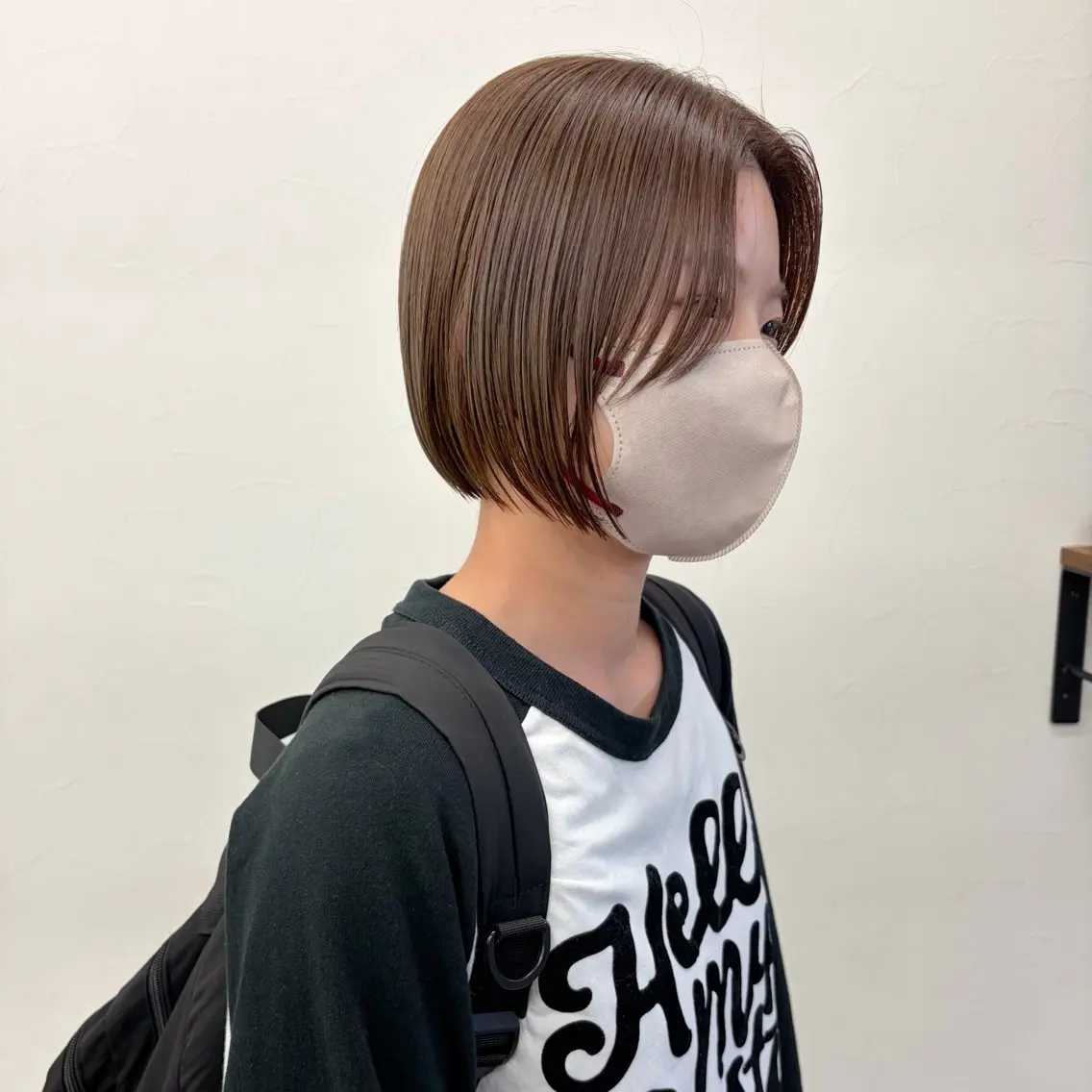 ショート カラー ブリーチ グレージュ ブリーチなしカラー ボブ 髪質改善 カット ヘアカラー トリートメント 初めてのショート お任せください✂️のヘアスタイル