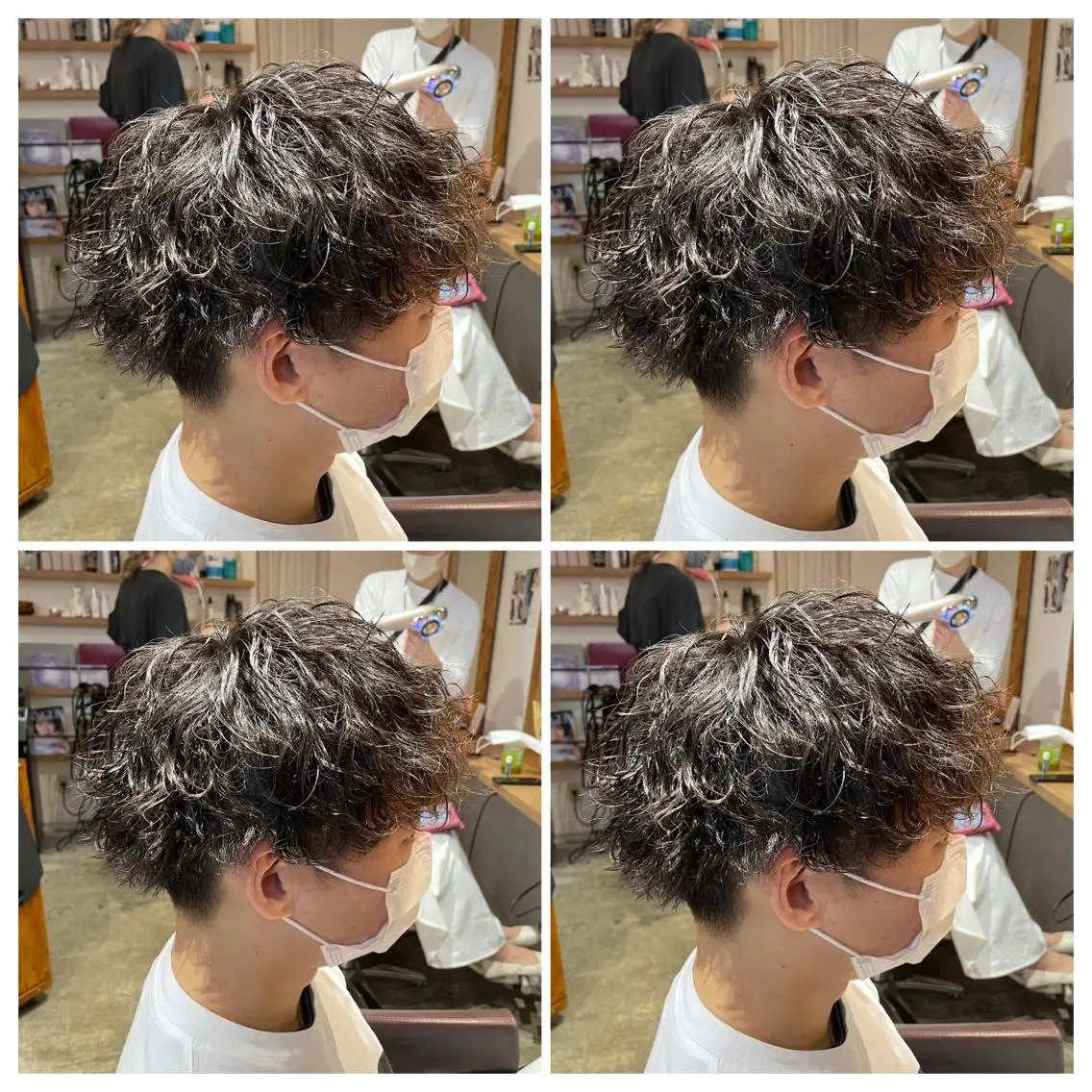 パーマ メンズ カット パーマ トリートメント 💎髪質改善/ レイヤー荻原💎のヘアスタイル