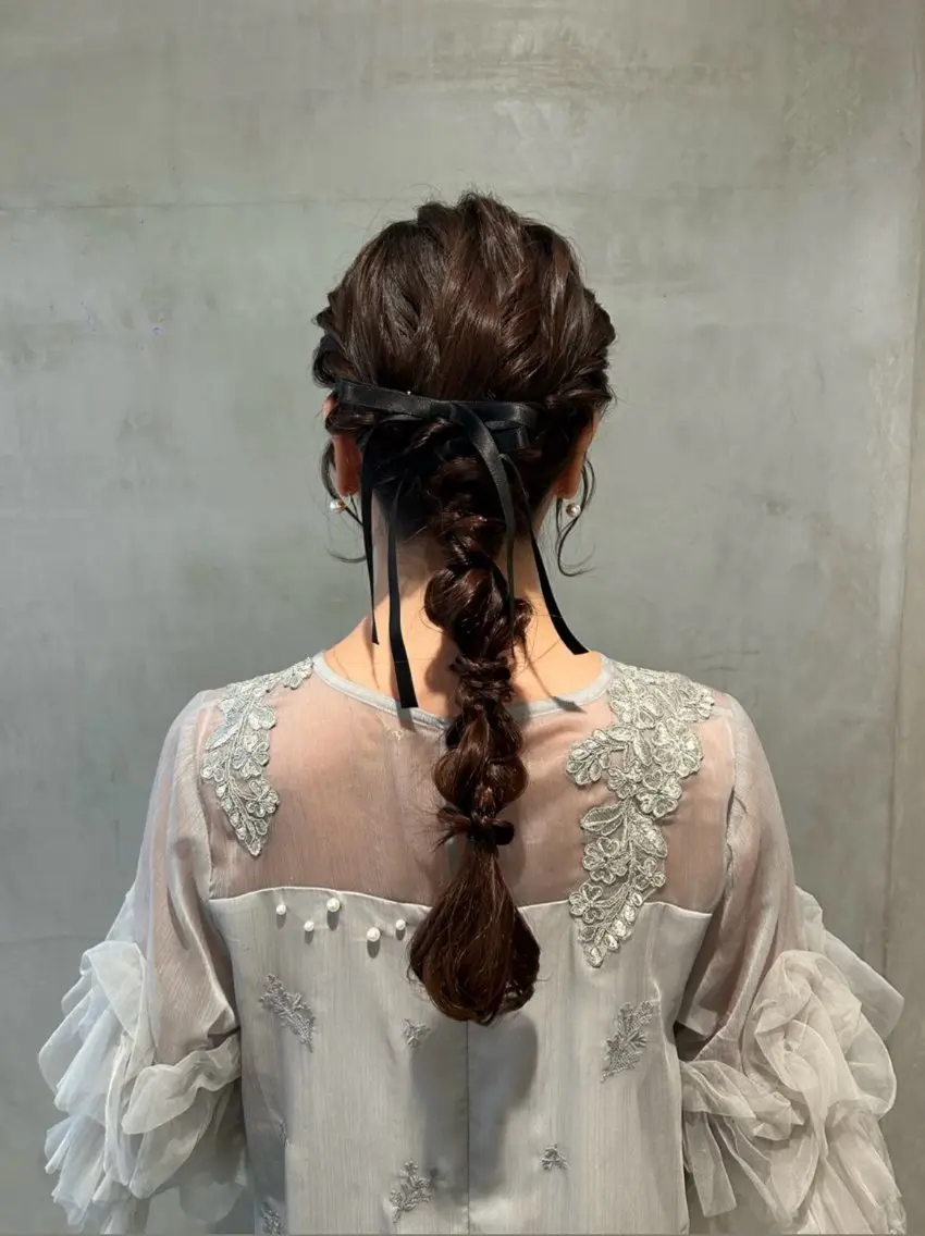 ロング ヘアアレンジ ヘアセット タナカ カナ🫧のヘアスタイル