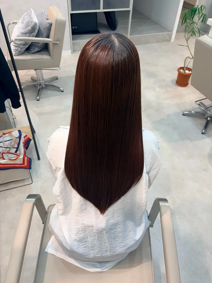ロング パーマ 髪質改善 川島　広大のヘアスタイル