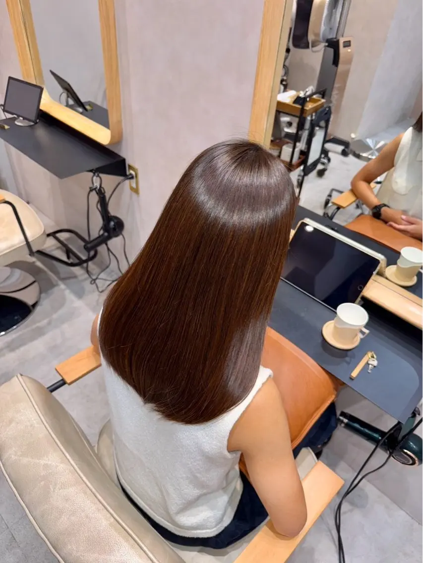 ロング トリートメント 💙まの/ 透明感カラー💙のヘアスタイル