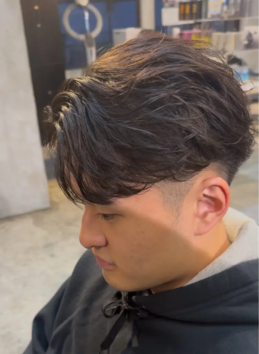 ショート パーマ カット パーマ 🔥メンズ圧倒的人気 ROOOMEN松田隆のヘアスタイル