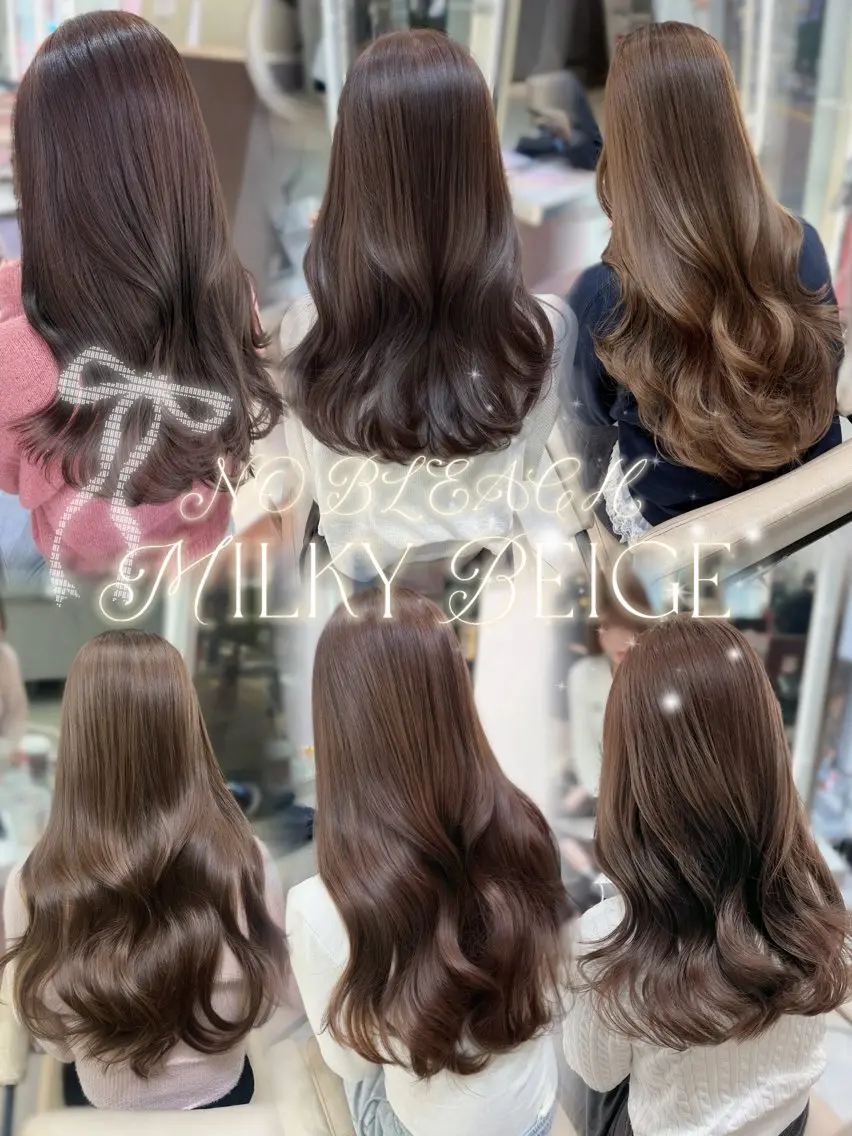 カラー ベージュカラー ブリーチ ブリーチなしカラー カット ヘアカラー トリートメント 上品モテガーリー Rena🎀のヘアスタイル