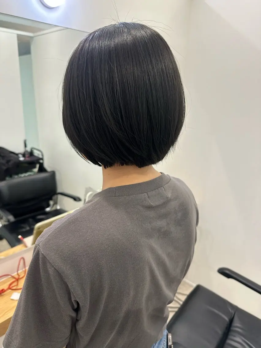 ショート カラー ボブ カット ヘアカラー トリートメント レイヤー/ヘアセット 💐nao.のヘアスタイル