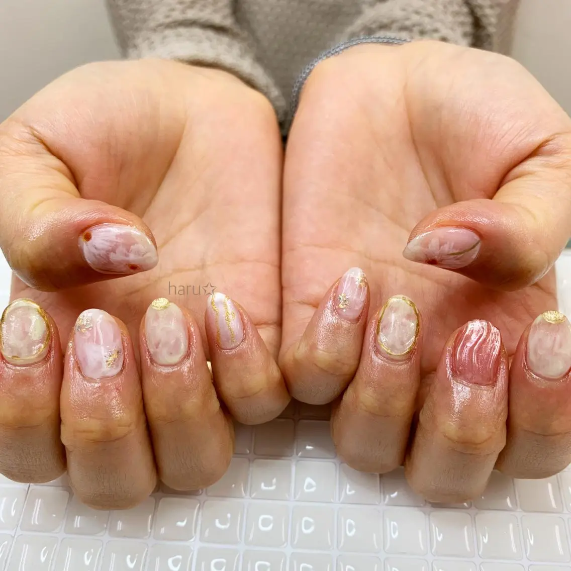 ネイル ハンドネイル うにゃねいる ✿ harunaのネイルデザイン