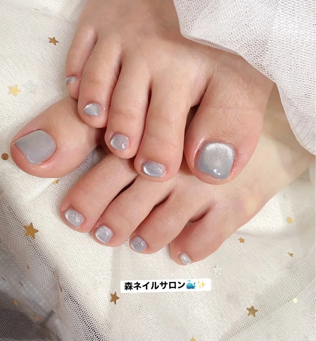 ネイル フットネイル 森 ネイル サロンのネイルデザイン