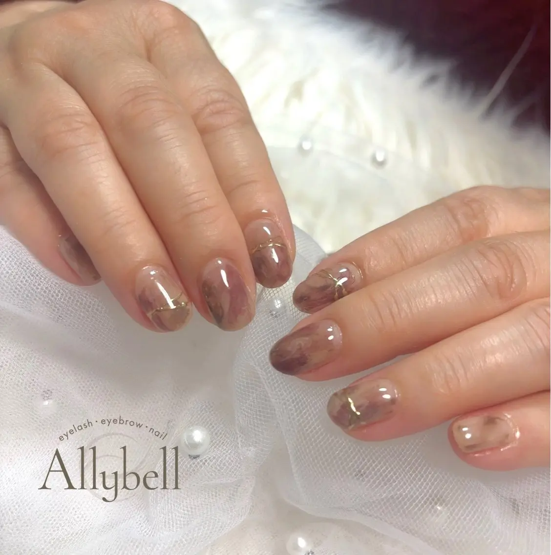 ネイル ハンドネイル Allybell🫧 Momokaのネイルデザイン