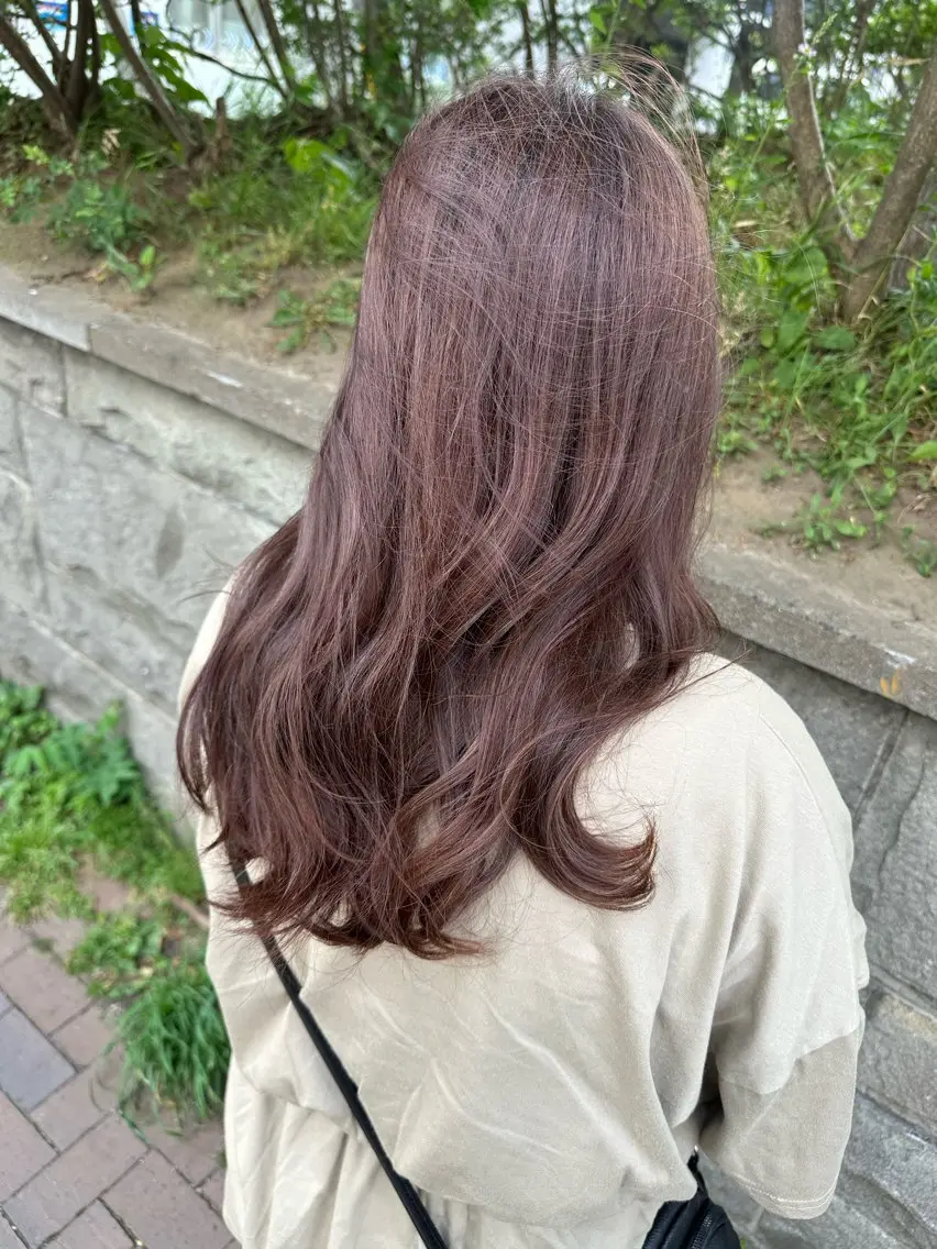 セミロング カラー カット ヘアカラー レイヤー/ナチュラル 💐nao.のヘアスタイル