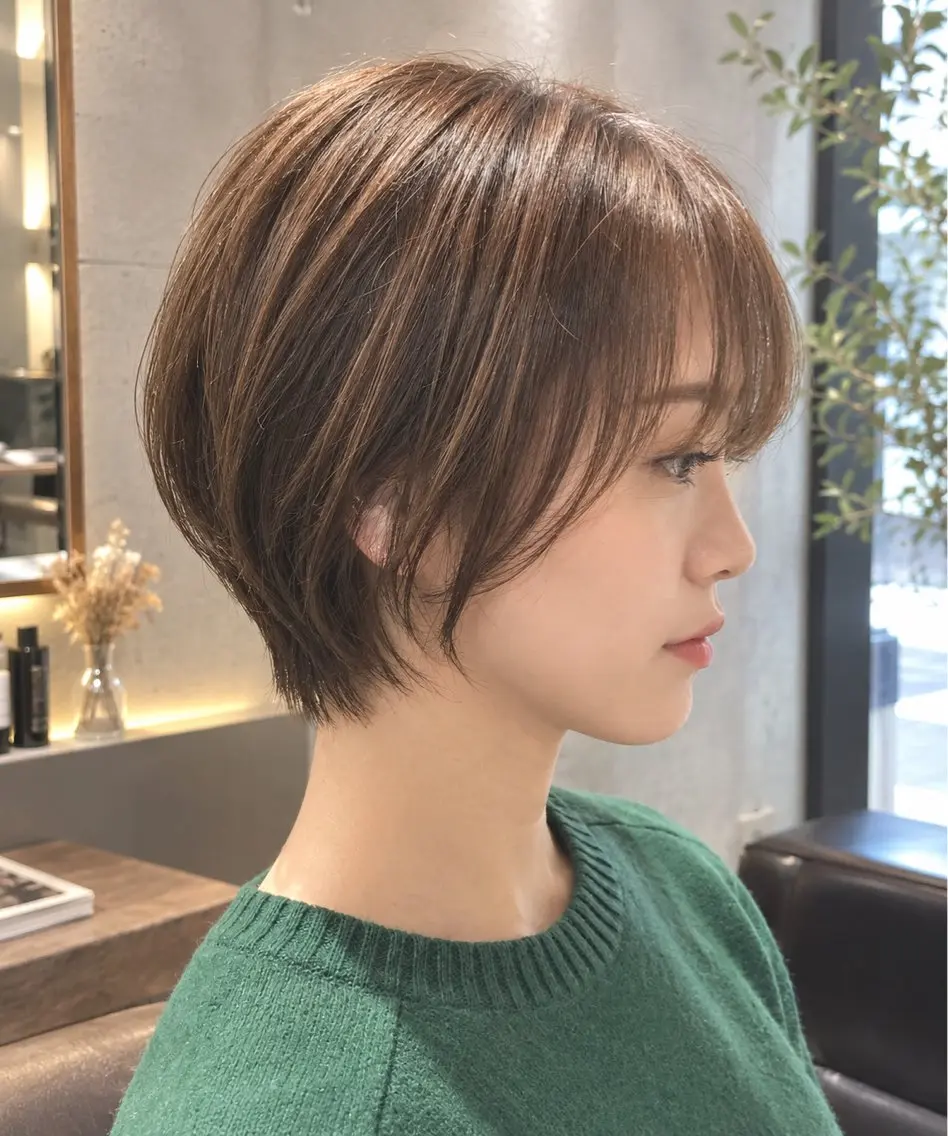 ショート 丸みショート ショートヘア 透明感🫧ショート /MIKU.のヘアスタイル