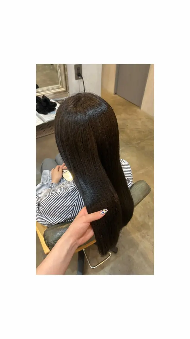 ロング カラー ブラウンカラー オリーブブラウン 楓恋🎀ブリーチ・カ ラーモデル募集中🎀のヘアスタイル