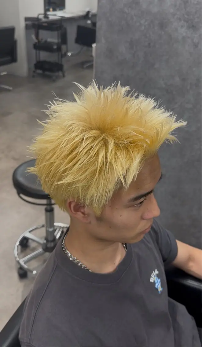 ショート メンズ スパイキーショート ショートヘア 立川メッシュパーマ 特化/けんしょうのヘアスタイル