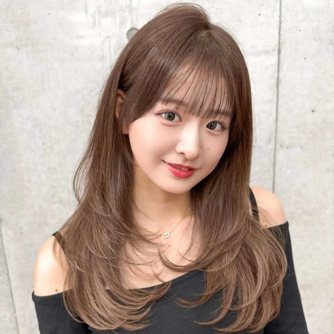 ロング カラー カット ヘアカラー トリートメント 韓国ヘア🇰🇷 レイヤー/芝春樹のヘアスタイル