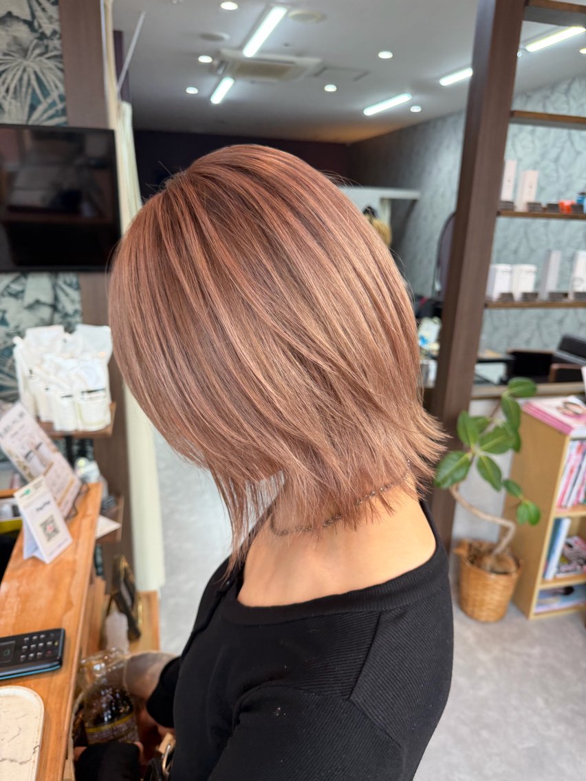 ミディアム カラー ヘアカラー 吉田剛/メンズパーマ /デザインカラーのヘアスタイル