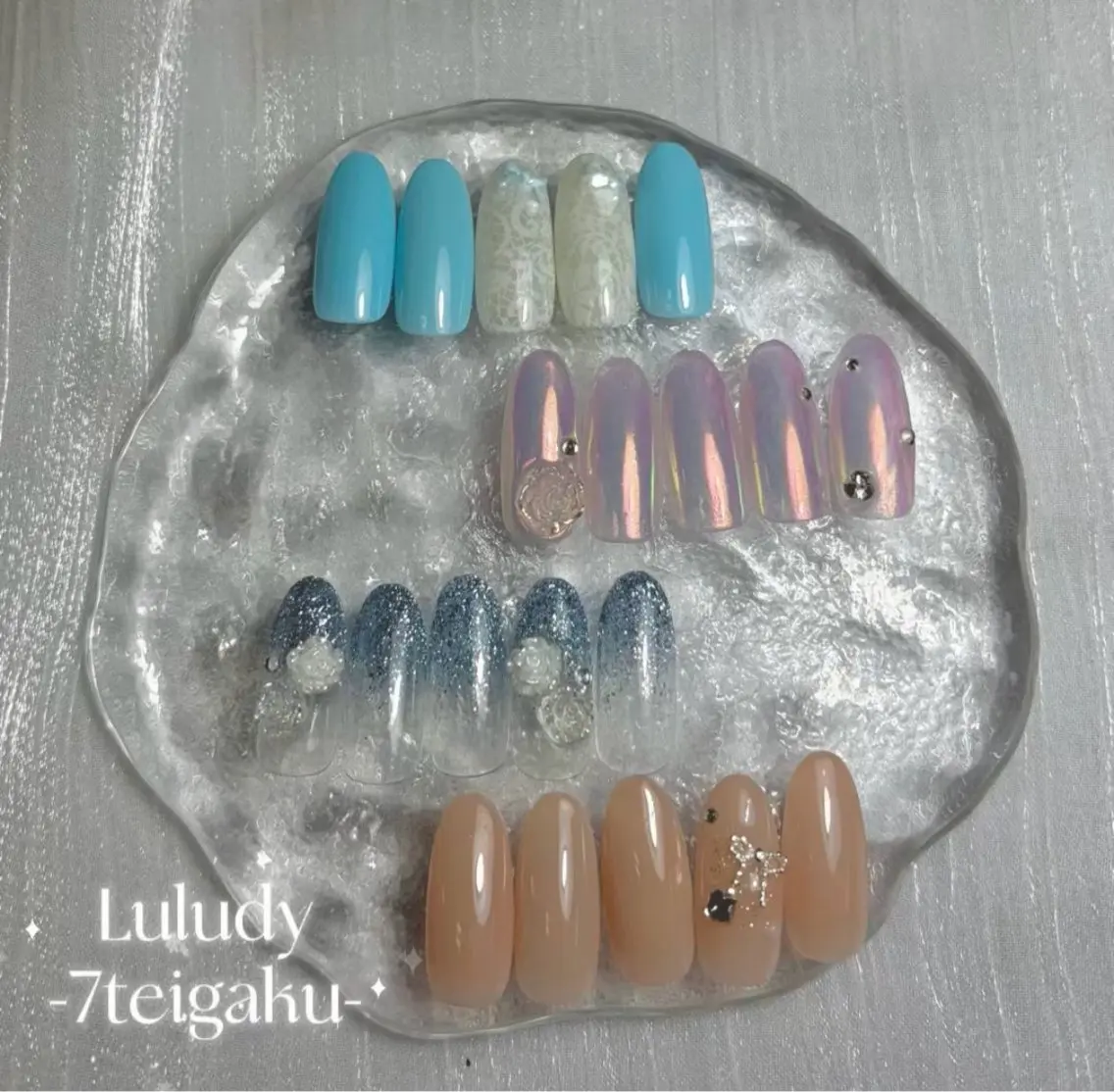 ハンドネイル Luludy 博多店 岡本梨桜のネイルデザイン