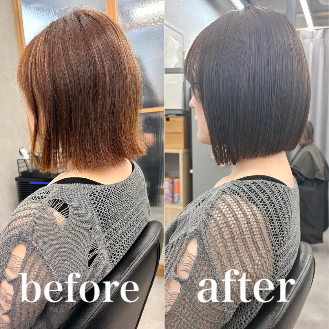 ミディアム ボブ 🌸Bob🌸 市井友佳子のヘアスタイル