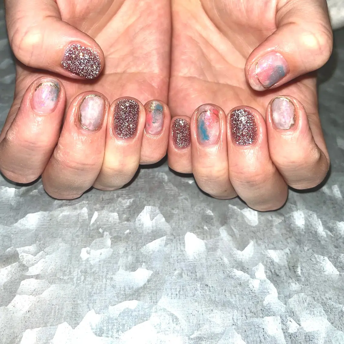 ネイル フラッシュネイル ジェルネイル TRAM-nail moriizumiのネイルデザイン