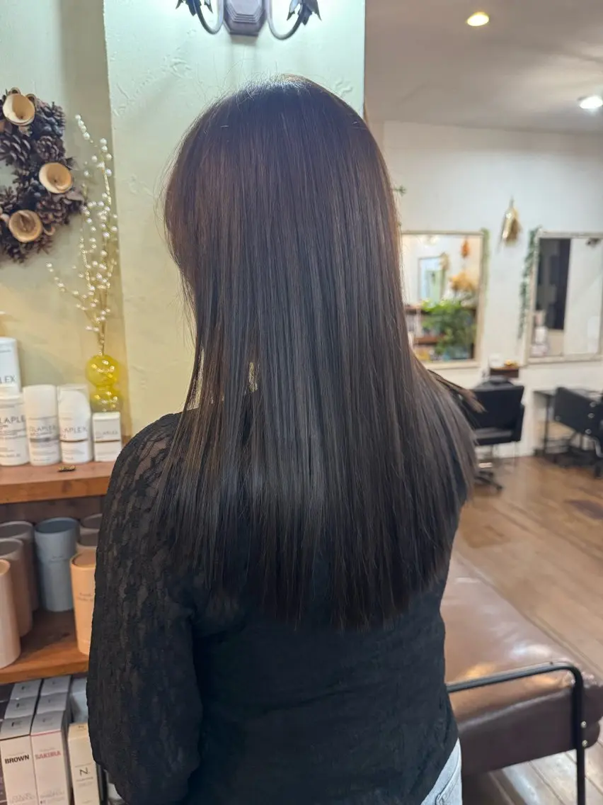ロング カラー ヘアカラー トリートメント 似合わせカラー/透明 感/髪質改善/ソラのヘアスタイル