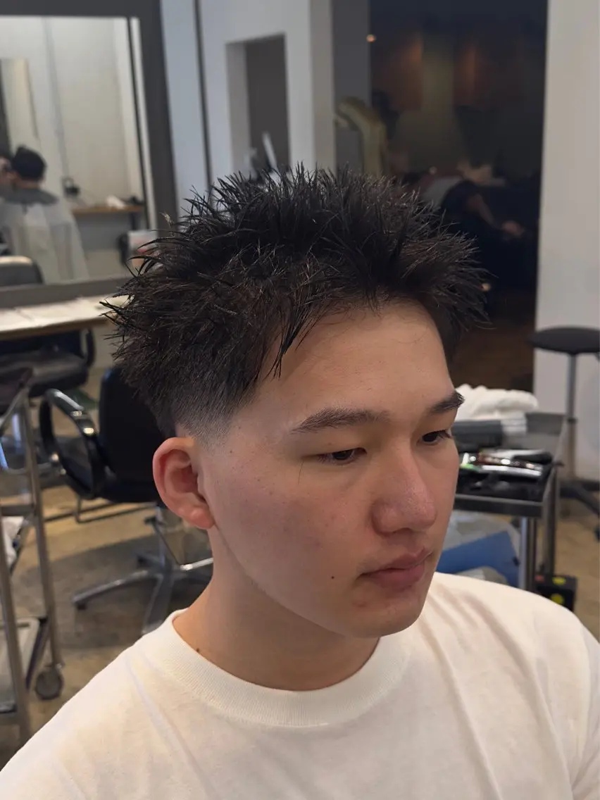 ショート ショートヘア メンズカット 髙橋創のヘアスタイル