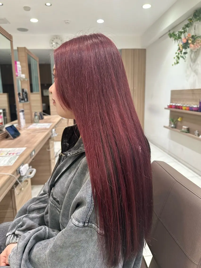 ロング カラー ‪❥ブリーチ💗 MIKUのヘアスタイル