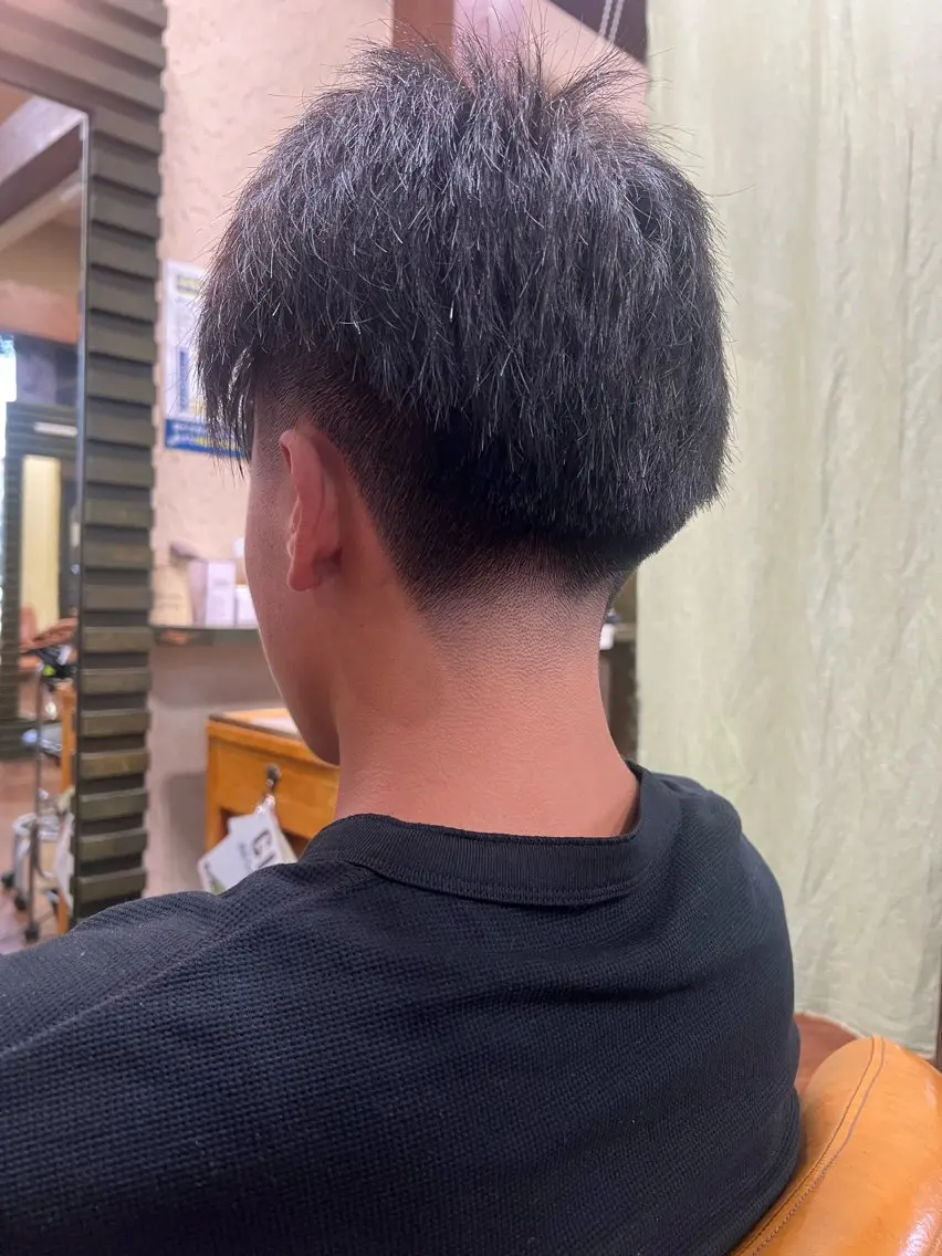 メンズ フェードカット カット 奥田 勝亮のヘアスタイル
