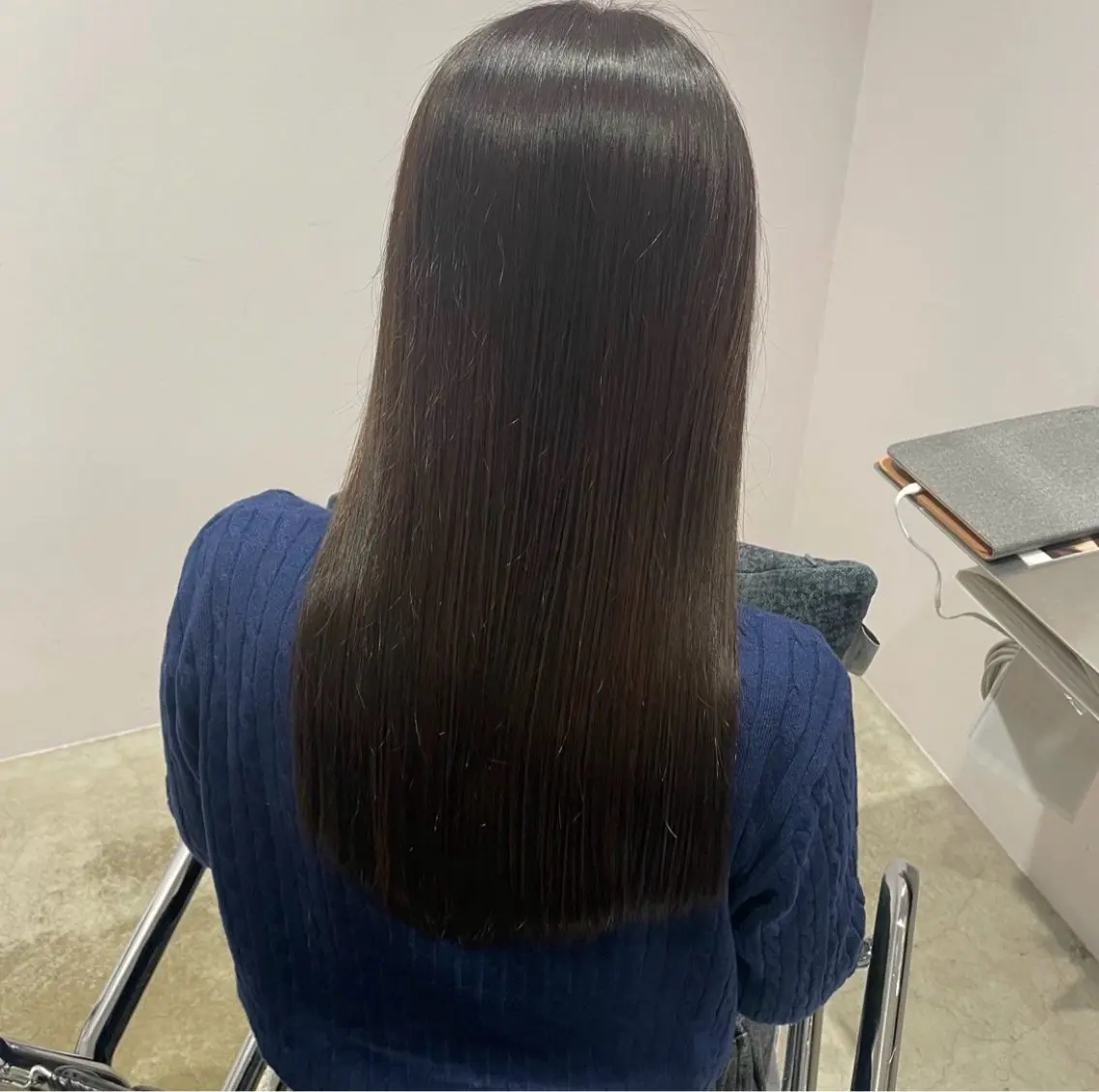 ロング 縮毛矯正 池上 琉加のヘアスタイル