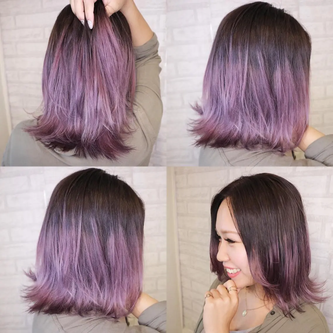 ショート カラー ラベンダーカラー ラベンダーピンク ピンクカラー ヘアカラー JILBLAN京都 ショート/ハイライトのヘアスタイル