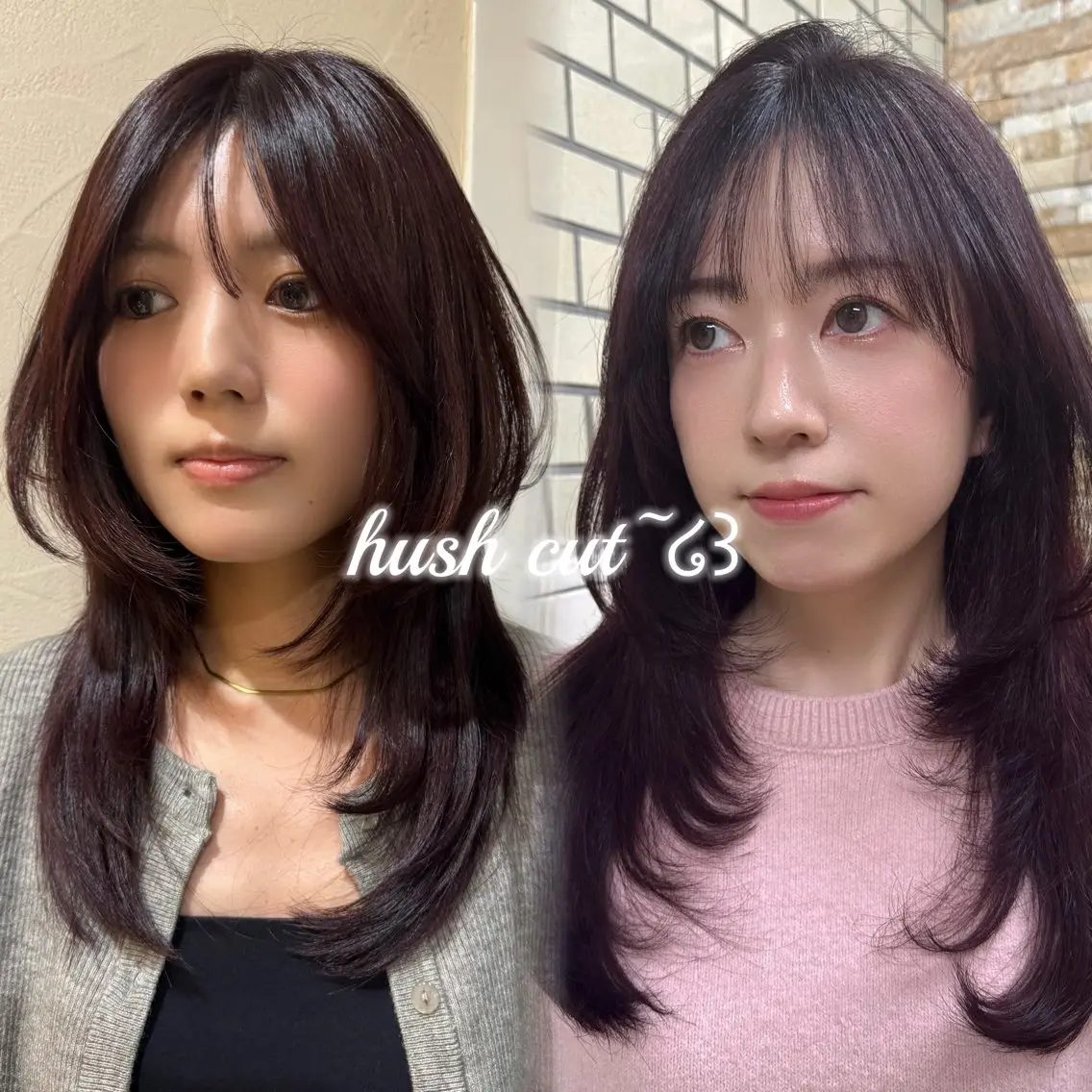 ミディアム カット ヘアカラー トリートメント 🌼.*akane 韓国ヘア♡レイヤー♡のヘアスタイル