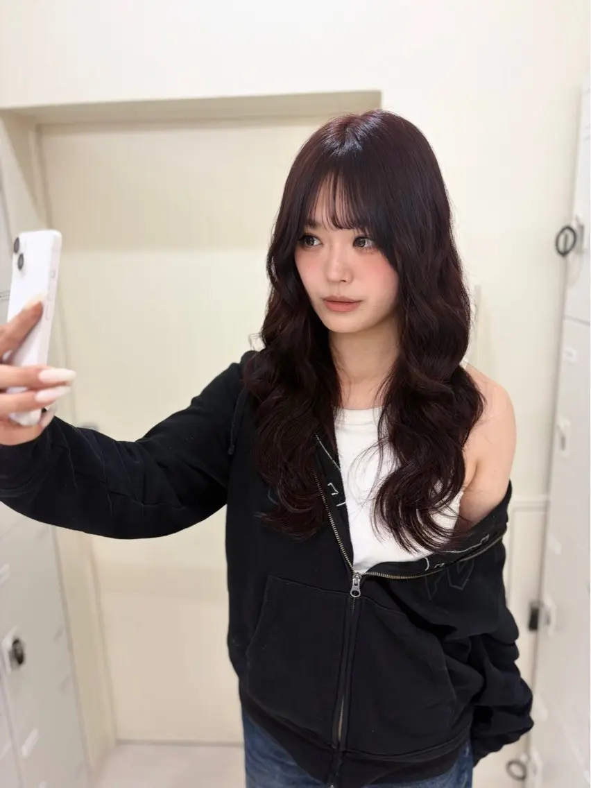 カラー ヘアカラー トリートメント ベージュ・ラベンダー カラー🎀りりのヘアスタイル