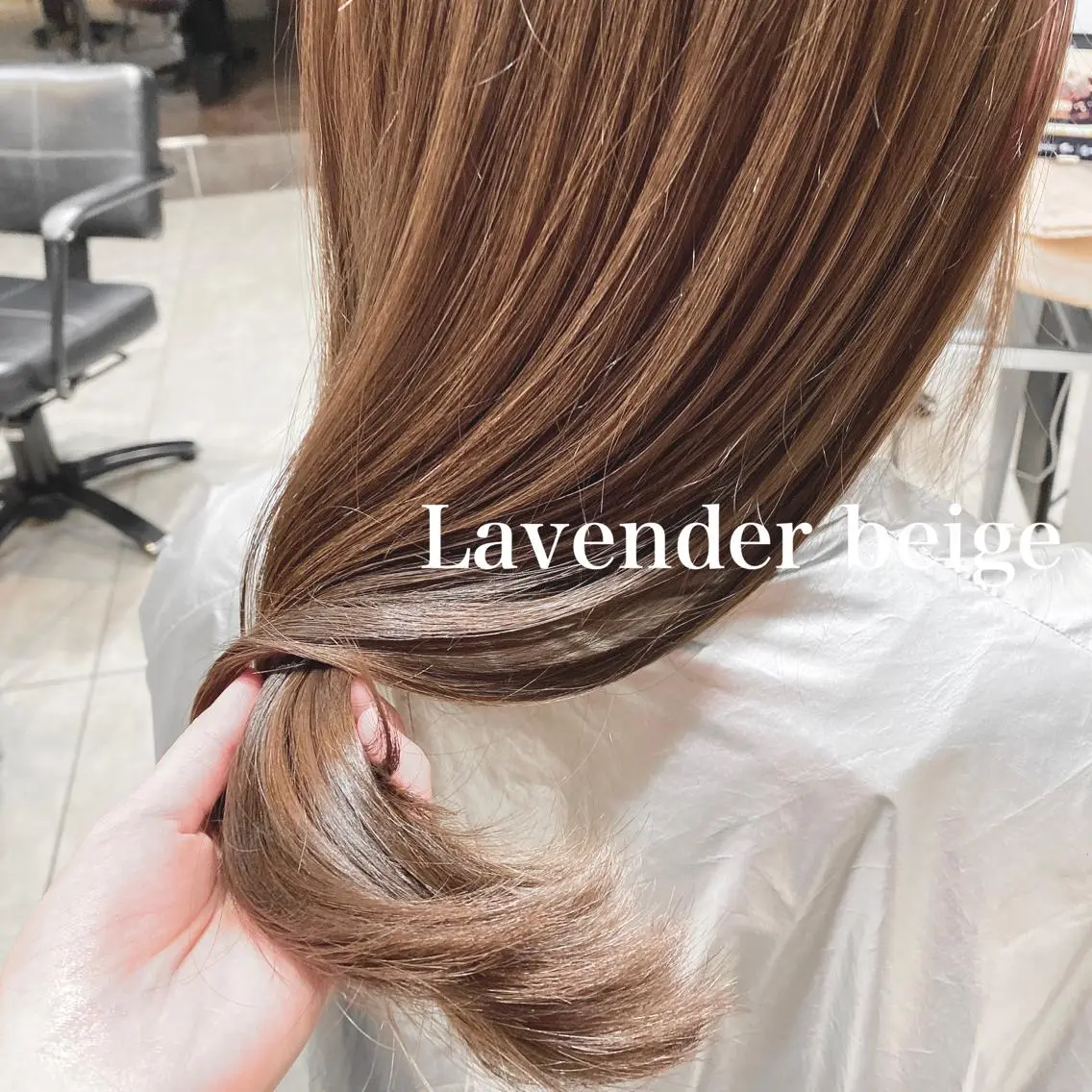 カラー ベージュカラー 透明感カラー ラベンダーカラー ☺︎ Naomiのヘアスタイル