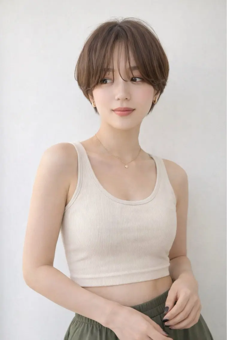 ショート 岡野 豪のヘアスタイル
