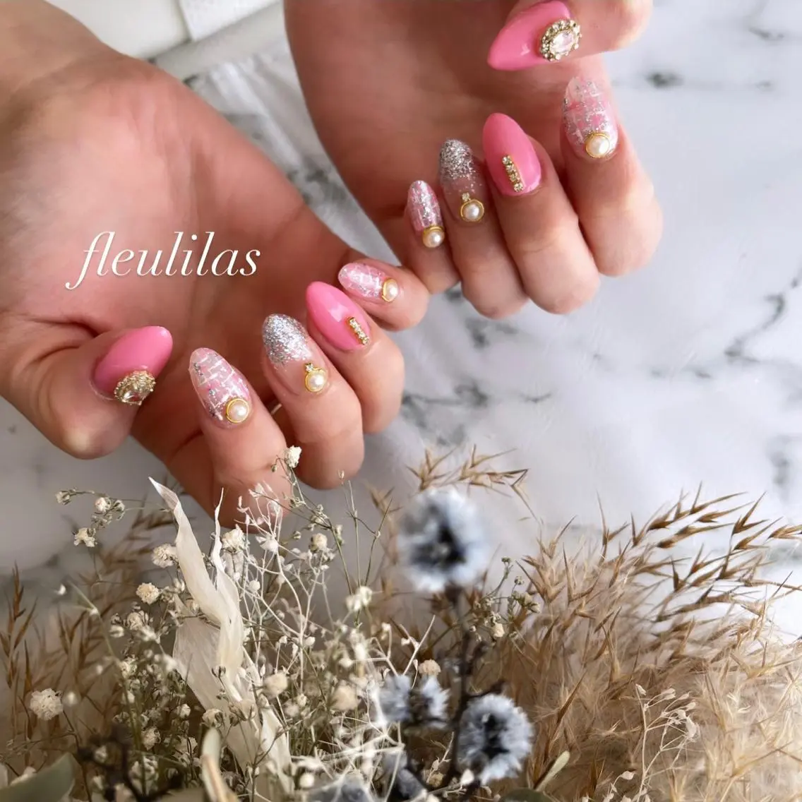 ネイル ツイードネイル fleulilas 松葉のその他イメージ