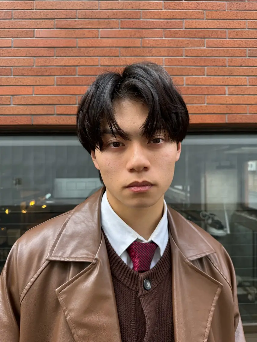ショート パーマ メンズ メンズ韓国風 韓国風ヘア 【モデル大募集🔥】 kearny錦糸町のヘアスタイル
