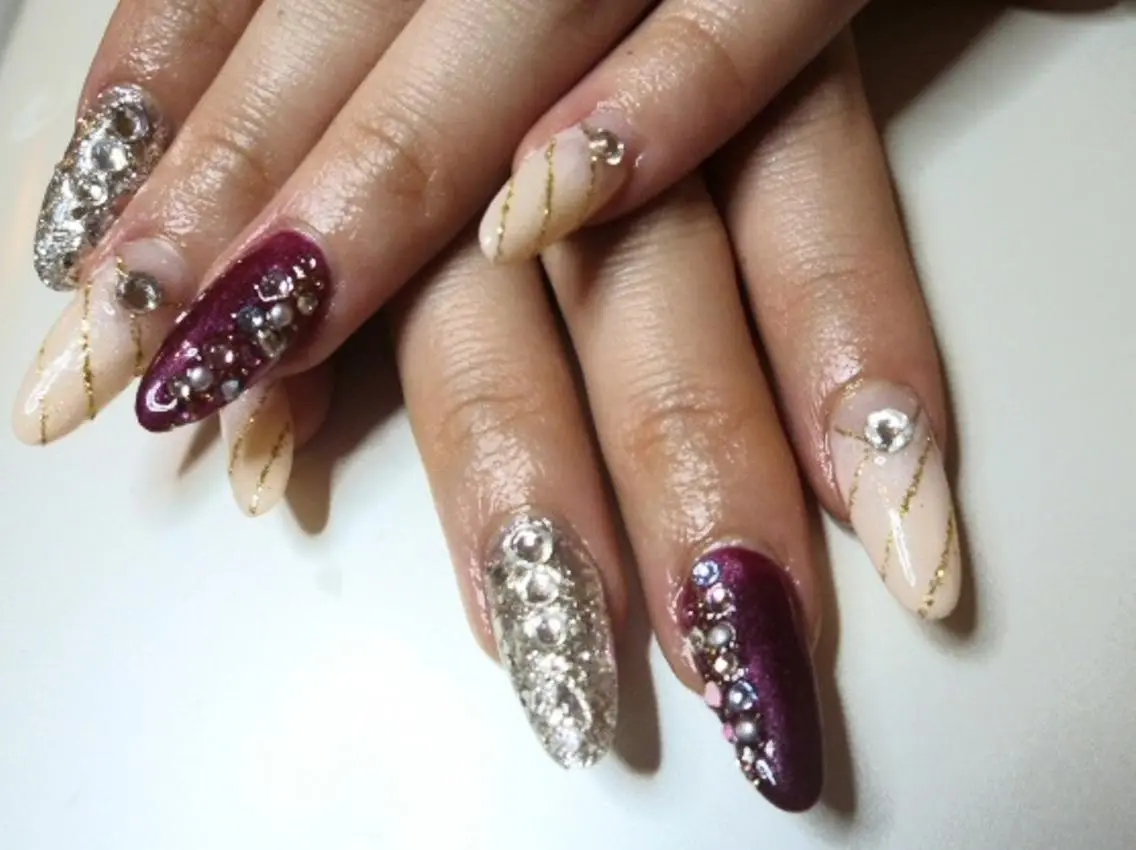 ネイル 成人式 プライベートサロン Nail’s愛のネイルデザイン