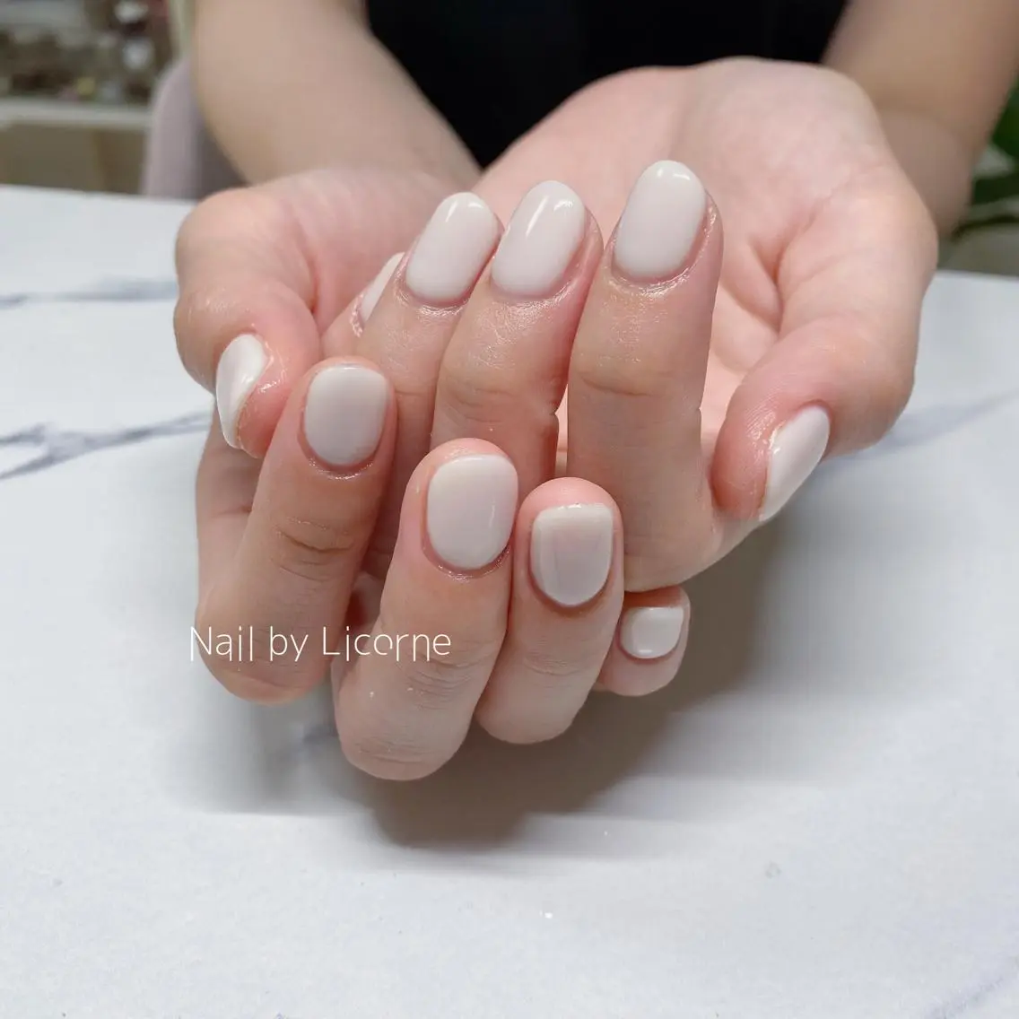ネイル アートネイル オーロラネイル フレンチネイル 氷ネイル・うるうるネイル マグネットネイル ハンドネイル Nail by Licorneのネイルデザイン