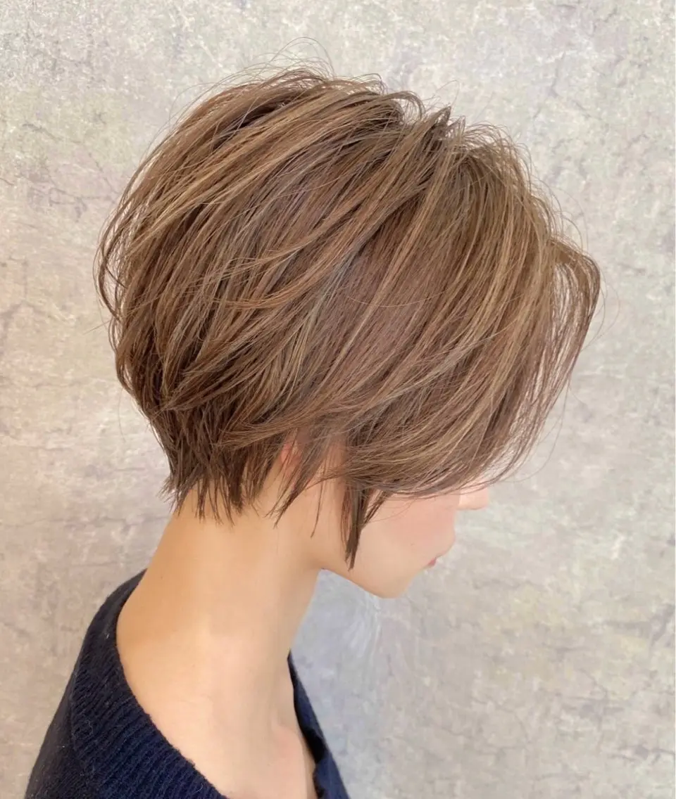 ショート 森川 美保のヘアスタイル