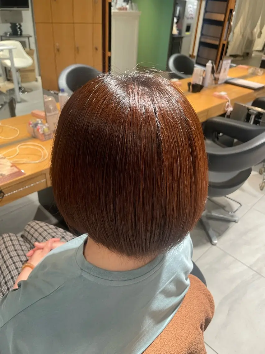 ショート ヘアカラー ヘアセット Lee京橋／ shomaのヘアスタイル