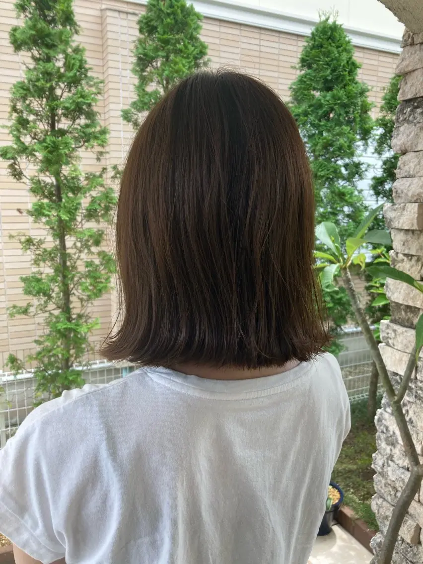 ミディアム カラー トリートメント 金子 歩実のヘアスタイル