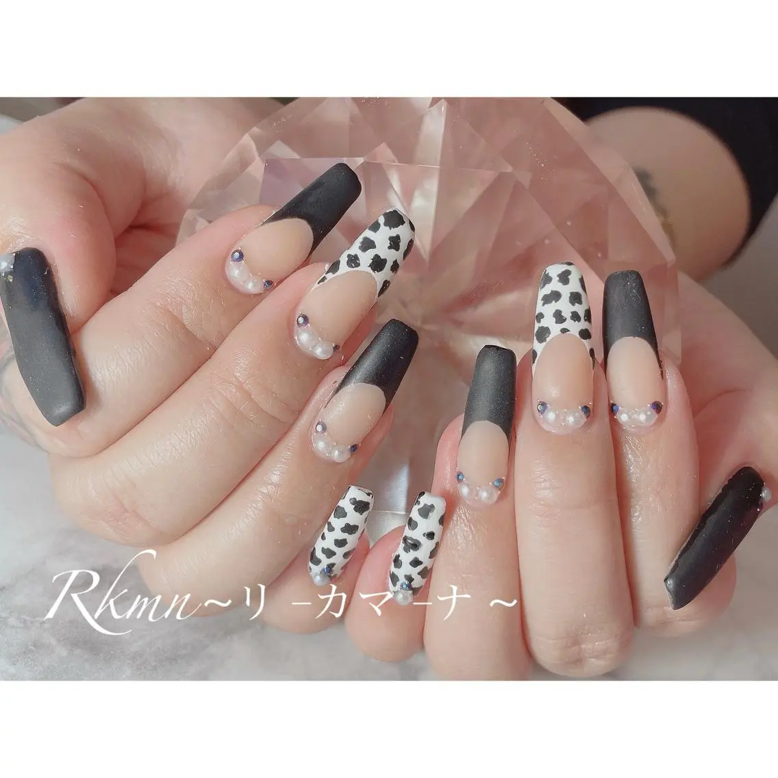 ネイル アートネイル フレンチネイル マットネイル 春ネイル ハンドネイル フットネイル ハンドケア Rkmn ~リ-カマ-ナ~のネイルデザイン