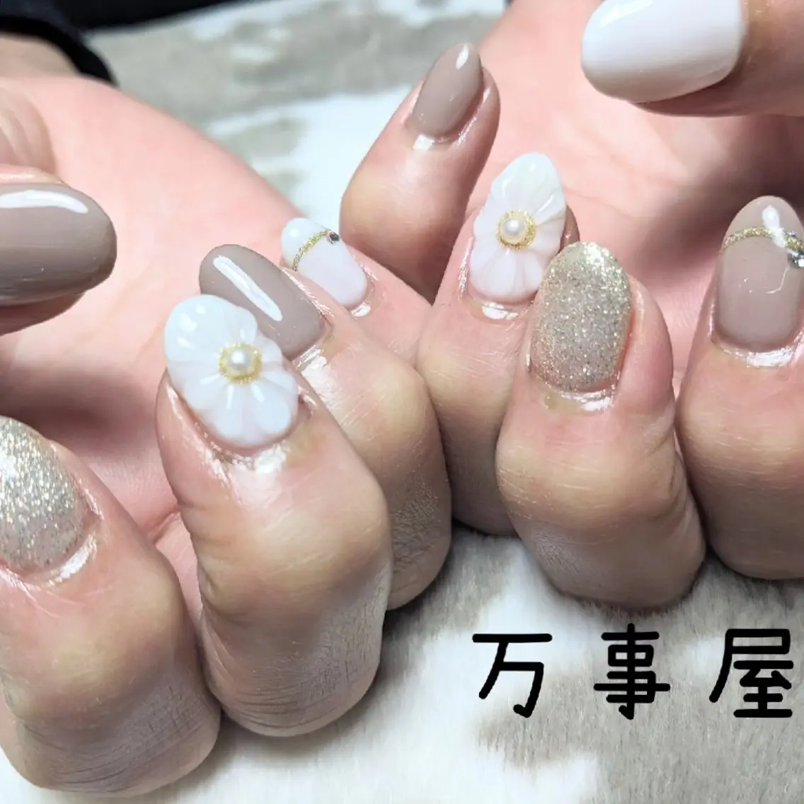 ネイル フラワーネイル ぷっくりネイル ☆ YOROZUYA..のネイルデザイン