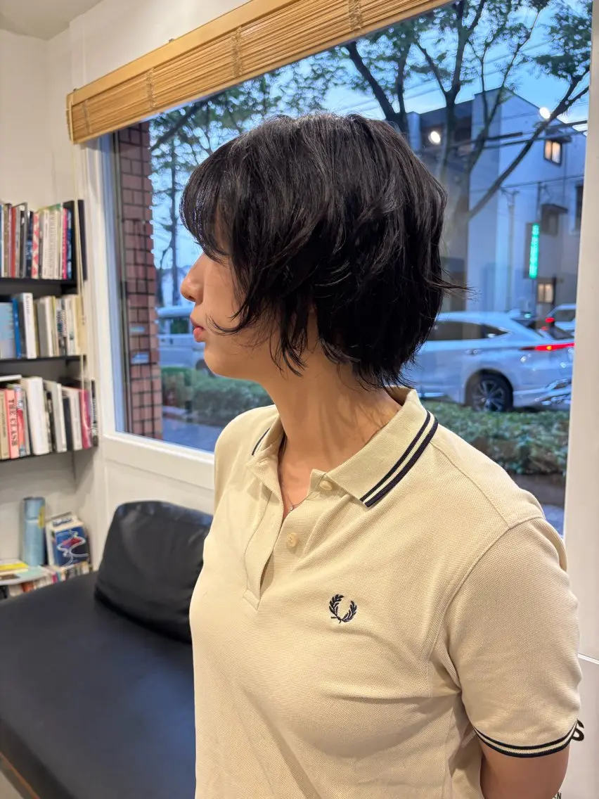ショート カット 熊取谷 茉那のヘアスタイル