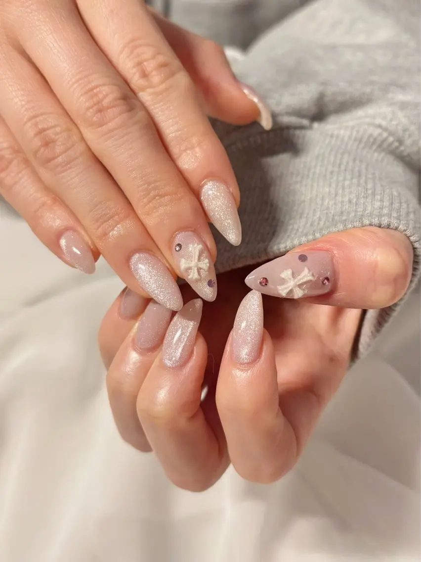 ネイル マグネットネイル ワンカラーネイル ハンドネイル nail salon Soiréeのネイルデザイン