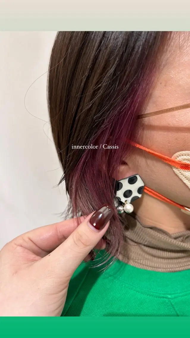 カラー ヘアカラー 曽根 玲奈のヘアスタイル