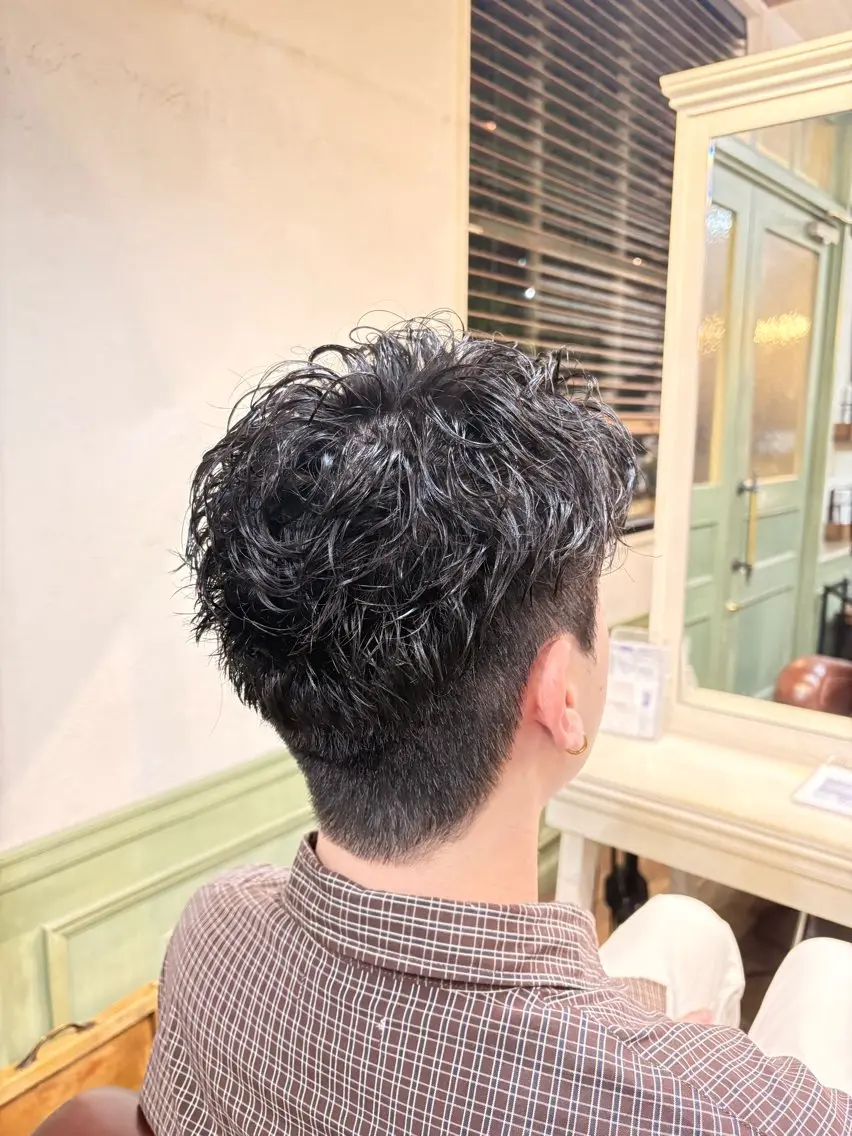 パーマ メンズ メンズパーマ カット パーマ 🌻 miyu🌻のヘアスタイル