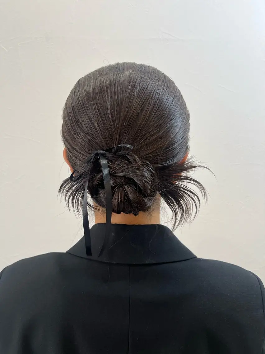 ヘアアレンジ 結婚式・ブライダル ヘアセット 🦋Yui🦋透明感 /ベージュ/Wカラーのヘアスタイル