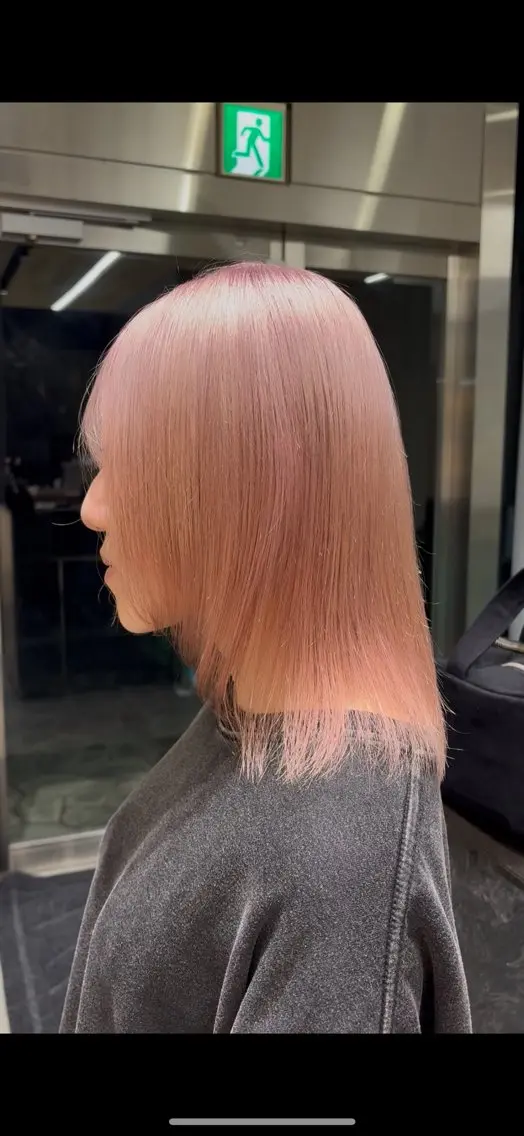 ロング カラー カット ヘアカラー トリートメント れい🫧 ハイトーン特化のヘアスタイル