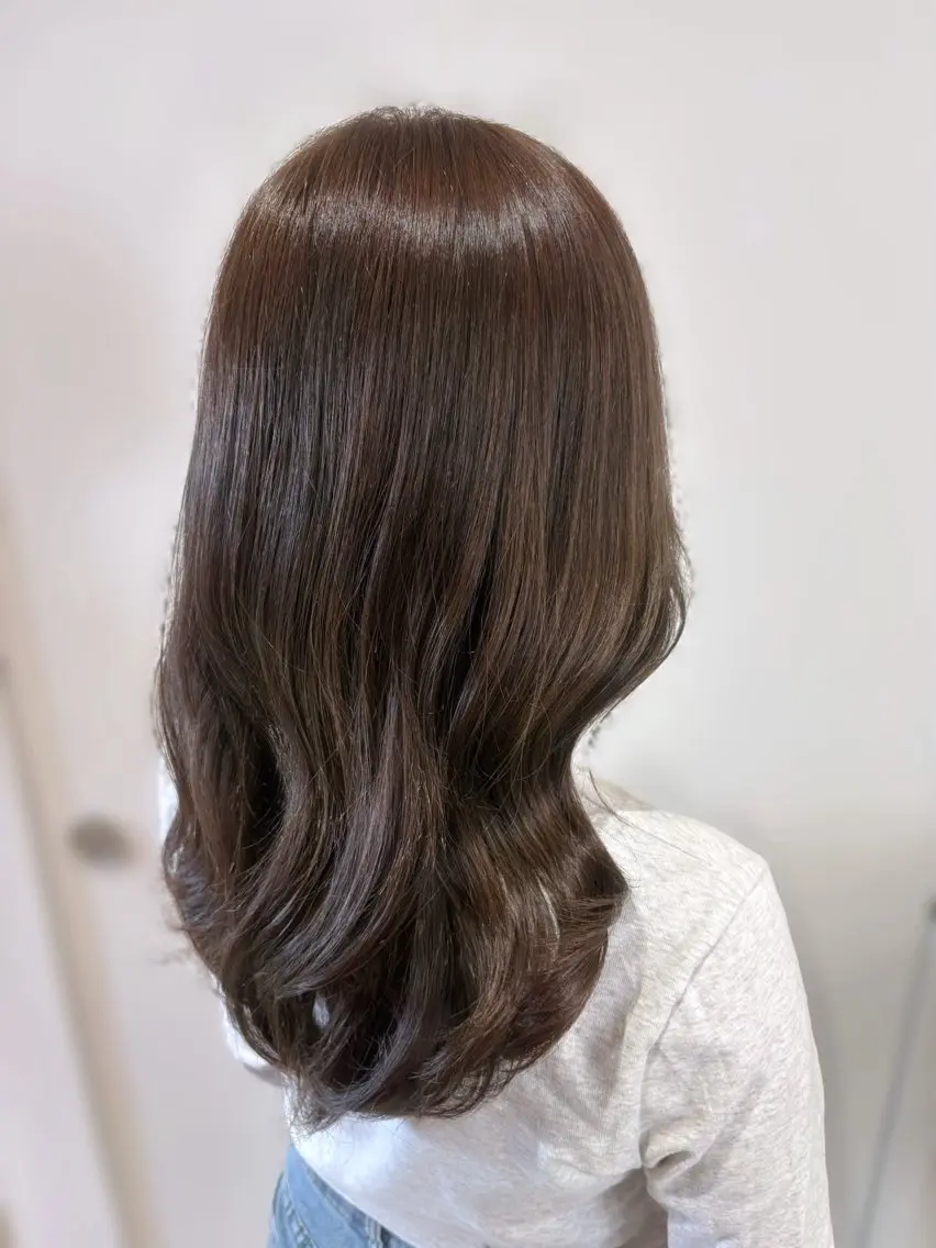 ロング ヘアカラー 髪質改善 /水素カラー/いろはのヘアスタイル