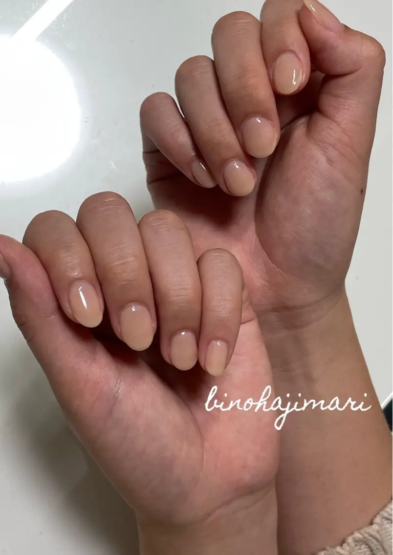 ネイル アートネイル フラッシュネイル ラメ(グリッター) オフィスネイル ワンカラーネイル ハンドネイル ハンドケア ♡Bivi♡自爪に 優しいネイルサロンのネイルデザイン