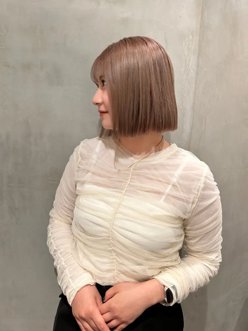 ミディアム カラー タナカ カナ🫧のヘアスタイル