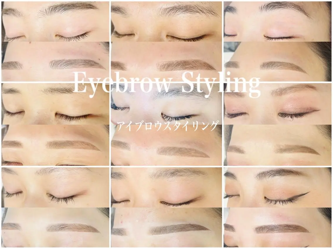 アイブロウ White Camellia○椿のマツエク・マツパデザイン